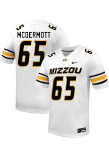 Henry McDermott  Nike Missouri Tigers White Football NIL Game Football Jersey