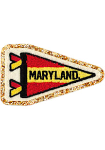 Red Maryland Terrapins Pennant Patch
