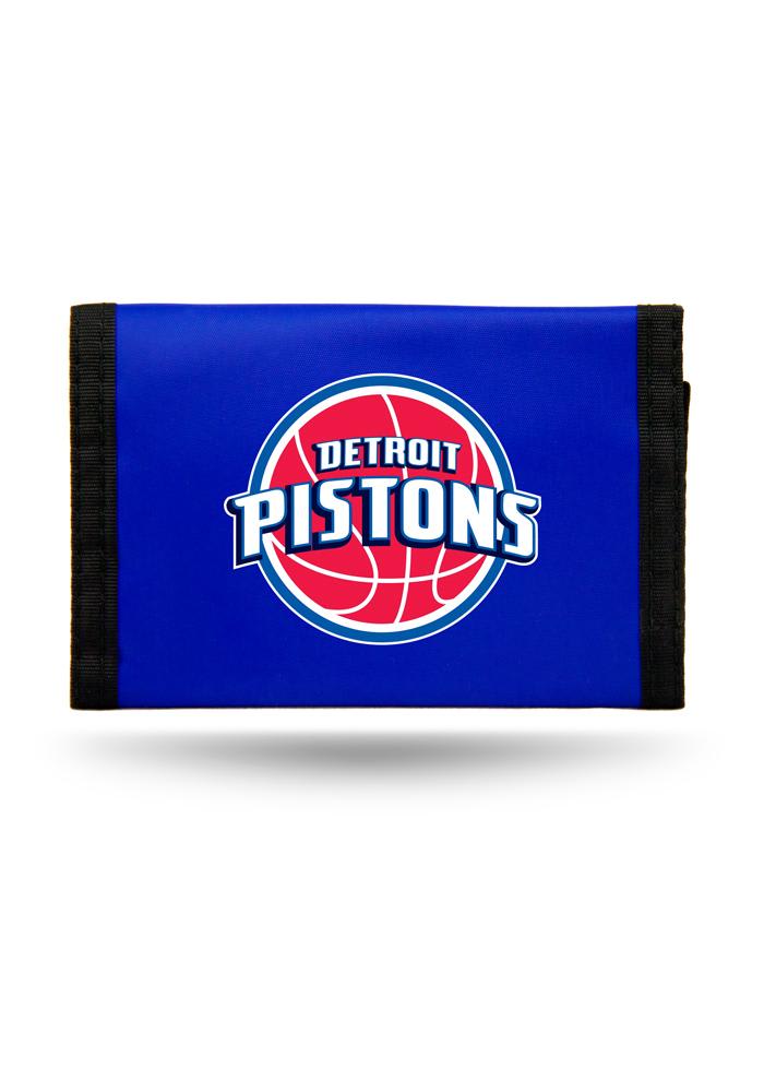 Detroit Pistons Nylon Mens Trifold Wallet