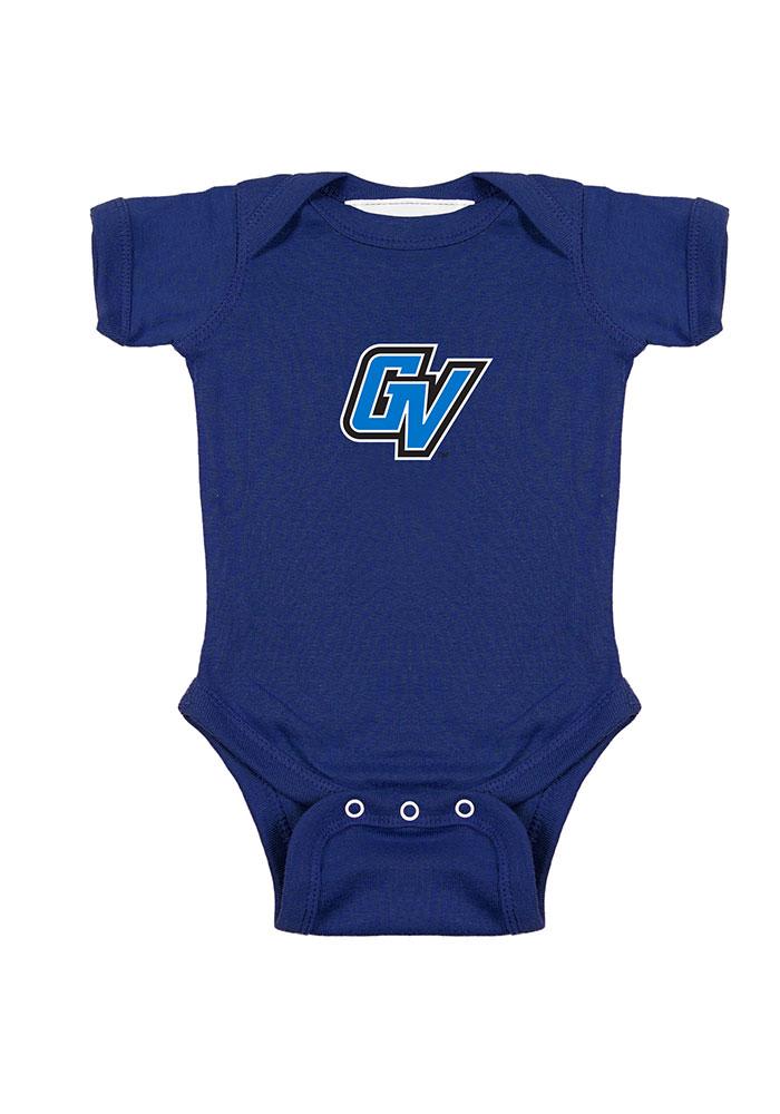 Grand Valley State Lakers Baby Blue Logo Short Sleeve One Piece