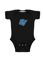Grand Valley State Lakers Baby Black Logo Short Sleeve One Piece