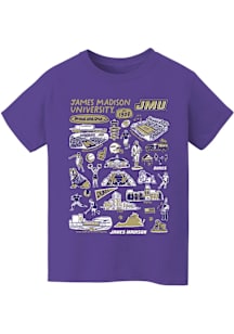 James Madison University JMU Dukes Dad T-Shirt - Proud Parent Fan Gear, Officially Licensed