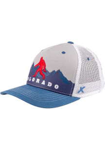 Colorado Grey &amp; Blue Bigfoot X08 Play Trucker Adjustable Hat - Grey