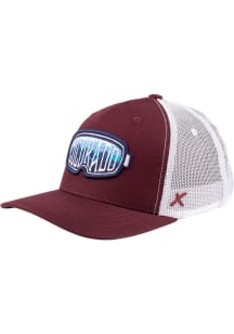 Colorado State Goggles X08 Trucker Adjustable Hat - Maroon