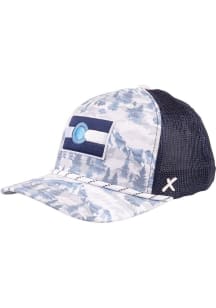 Colorado 2T Sublimated Mountains Tonal Flag Rope X08 Adjustable Hat - Blue