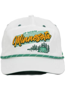 Minnesota State Script X15 Accord Rope Adjustable Hat - White