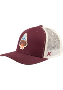 Arizona Scenic Arrowhead X08 Play Trucker Adjustable Hat - Maroon
