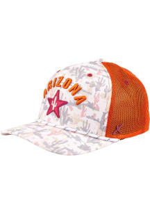 Arizona Sublimated Cactus Star &amp; Rope X08 Clubhouse Trucker Adjustable Hat - Brown
