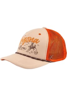 Arizona Scenic Script Foam Rope X08 Trucker Adjustable Hat - Tan