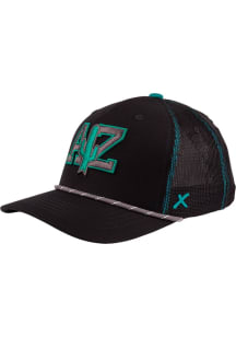 Arizona Tonal AZ Cactus Rope X08 Play Trucker Adjustable Hat - Black