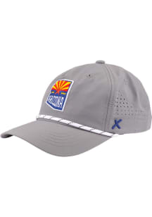 Arizona Flag State Perf Clubhouse Rope X15 Adjustable Hat - Grey