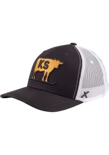 CAPX Kansas Ski KS 2T X08 Trucker Adjustable Hat - Black