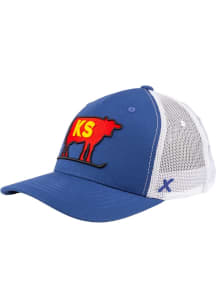 CAPX Kansas Ski KS 2T X08 Trucker Adjustable Hat - Blue