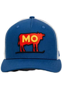 Missouri Ski MO 2T X08 Trucker Adjustable Hat - Blue