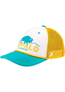 Buffalo 3T WF Buffalo &amp; State Foam X08 Trucker Adjustable Hat - White