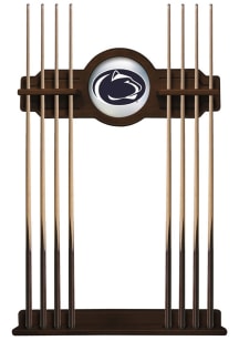 Brown Penn State Nittany Lions Solid Wood Cue Rack Pool Table