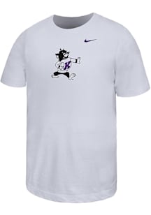 Nike K-State Wildcats Youth White Varsity Willie Football Short Sleeve T-Shirt