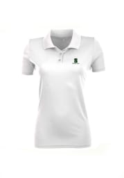 Antigua Michigan State Spartans Womens White Exceed Short Sleeve Polo Shirt