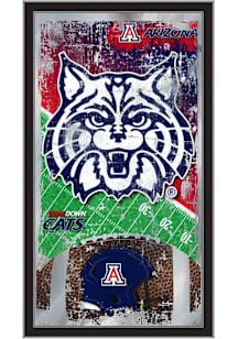 Arizona Wildcats Football Hanging Back Bar Mirror