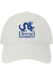Drexel Dragons White EZA Twill Adjustable Adjustable Hat
