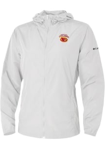 Columbia Iowa State Cyclones Womens White Heat Seal Prodigy Light Weight Jacket