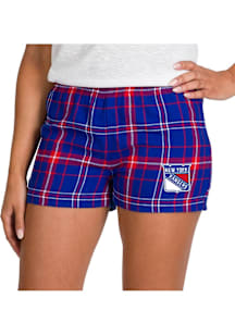 Concepts Sport New York Rangers Womens Red Ultimate Flannel Shorts