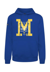 Levelwear Milwaukee Brewers Mens Blue Podium Cooperstown Acumen Long Sleeve Hoodie