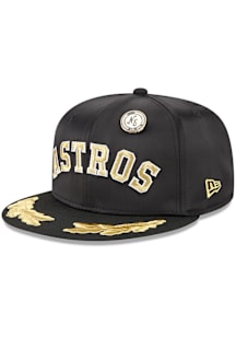 New Era Houston Astros Mens Black Day FN 59FIFTY Fitted Hat