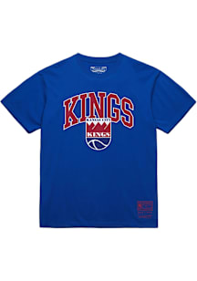 Mitchell and Ness Kansas City Kings Blue Nostalgia Short Sleeve T Shirt