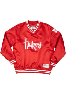 Mens Nebraska Cornhuskers Red Homefield Campus Classic Pullover Jackets