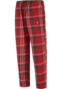 Concepts Sport Tampa Bay Buccaneers Mens Red Region Flannel Sleep Pants