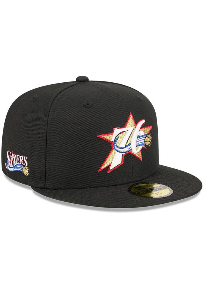 Philadelphia 76ers Mens 2025 NBA Classic Edition 59FIFTY BLACK New