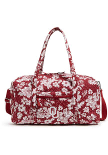 Oklahoma Sooners Cardinal Large Travel Duffel Luggage