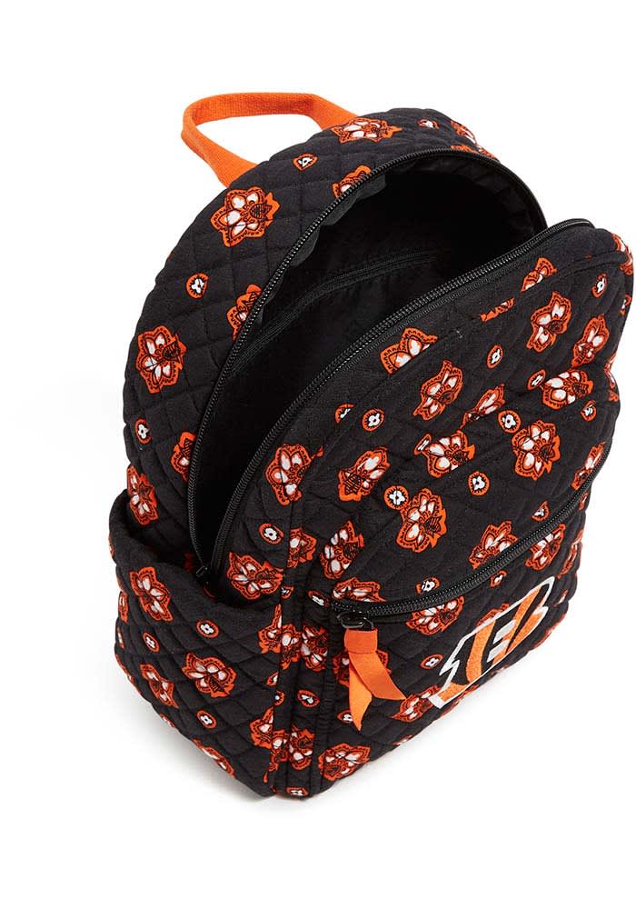 Vera Bradley Cincinnati Bengals Black Small Backpack