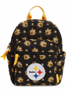 Vera Bradley Pittsburgh Steelers Black Small Backpack