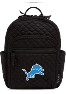 Vera Bradley Detroit Lions Black Solid Backpack