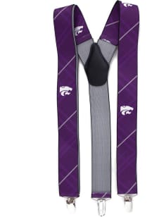 Suspenders K-State Wildcats Mens Tie - Purple