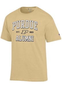 Champion Purdue Boilermakers Gold Est Alumni Jersey Short Sleeve T Shirt