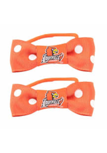 Louisville Cardinals Pigtail Bows Youth Hair Scrunchie
