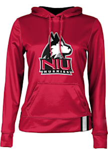 ProSphere Northern Illinois Huskies Womens Red Solid Hooded Sweatshirt