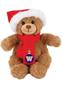 Washington Huskies Jardine  Holiday 10" Holiday Plush - Brown