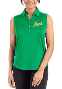 Cutter and Buck George Mason University Womens Kelly Green Vault Forge Eco Polo Shirt
