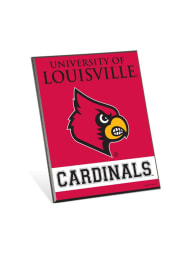 Louisville Cardinals 8x10 Easel Wood Sign