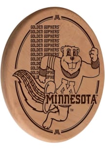 Brown Minnesota Golden Gophers Laser Engraved Sign