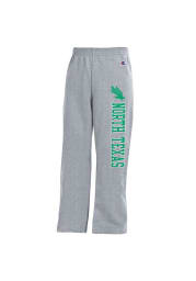 North Texas Mean Green Youth Grey Open Bottom Sweatpants