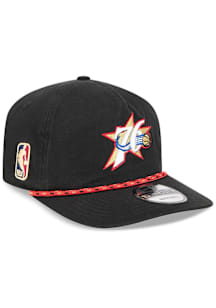 New Era Philadelphia 76ers 2025 NBA Classic Edition Rope 19TWENTY Adjustable Hat - Black