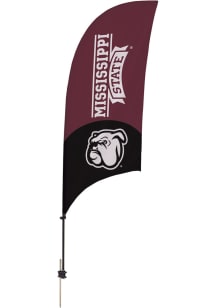 Mississippi State Bulldogs 7.5 Foot Spike Base Tall Team Flag