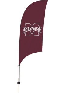Mississippi State Bulldogs 7.5 Foot Spike Base Tall Team Flag
