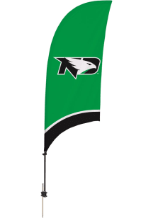 North Dakota Fighting Hawks 7.5 Foot Spike Base Tall Team Flag