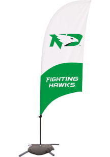 North Dakota Fighting Hawks 7.5 Foot Cross Base Tall Team Flag